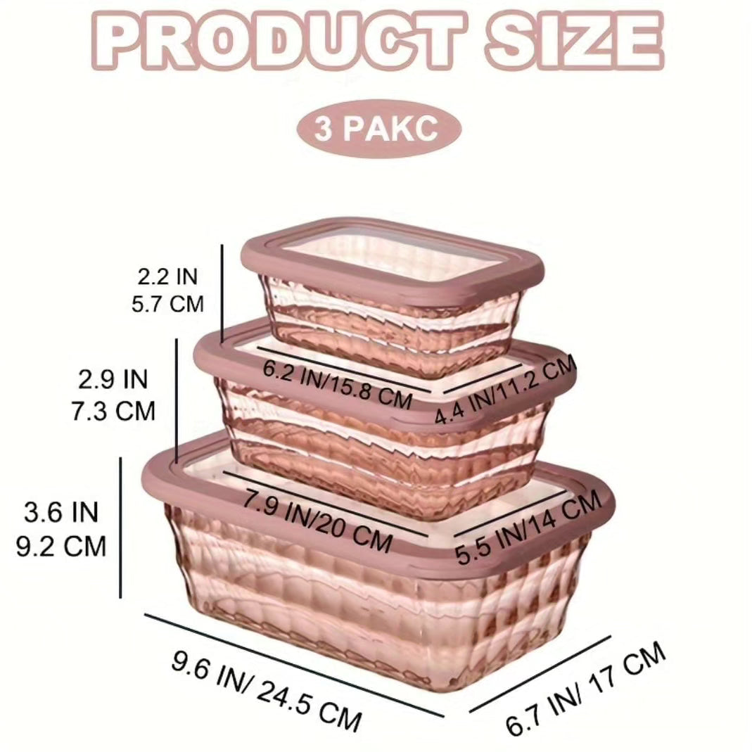 3in1 Acrylic Storage Containers