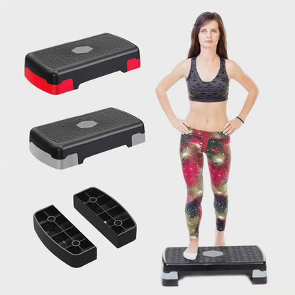 Aerobic fitness stepper