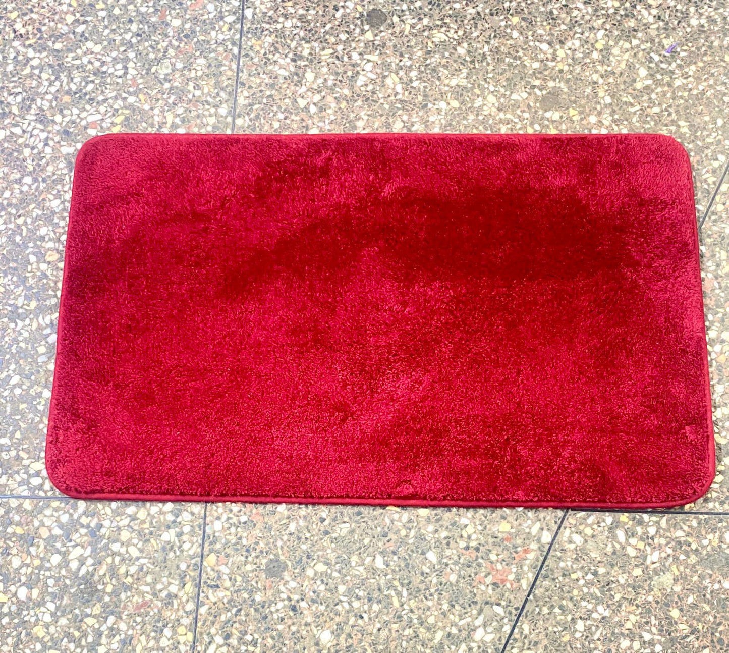 Bathroom door mat