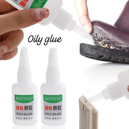 Oily Super glue