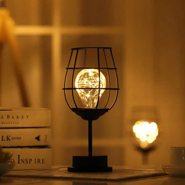 Wrought Iron  LED Table Lamp