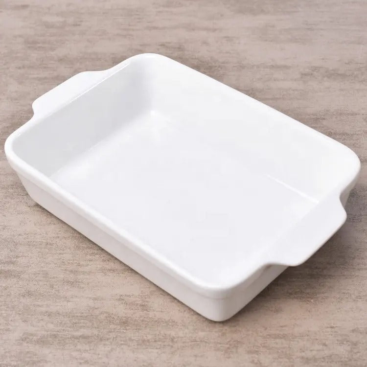 Ceramic White  Baking Tray