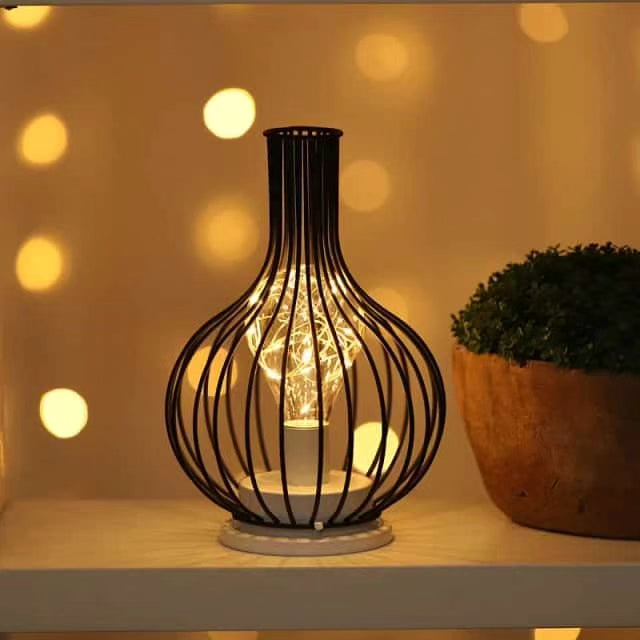 Wrought Iron  LED Table Lamp