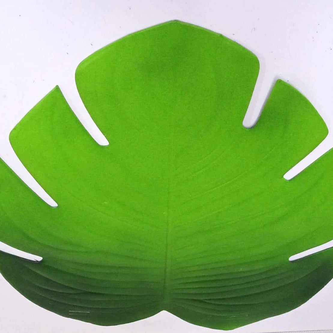 6 pc Green Leaf Table Mats