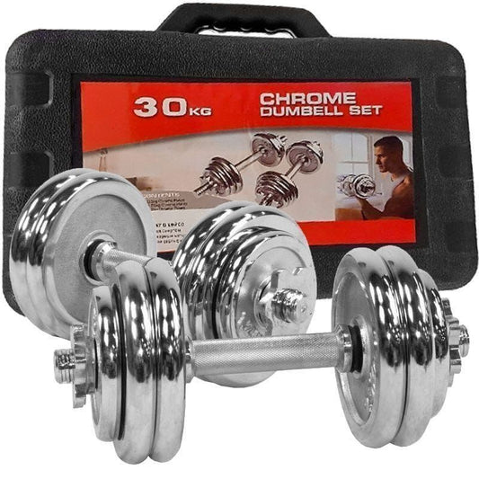 Chrome dumbell