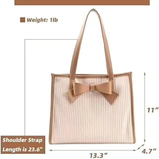 Bow Tie Ladies Tote Bags