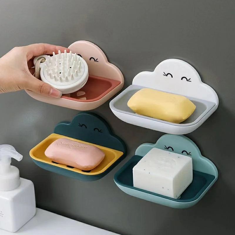 One Tier Cloud Soap Dish