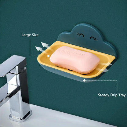 One Tier Cloud Soap Dish