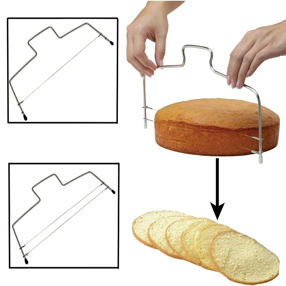 Double Wire Adjustable Cakes Cutter