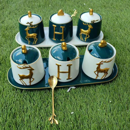 Sugar/Spice Dish Set