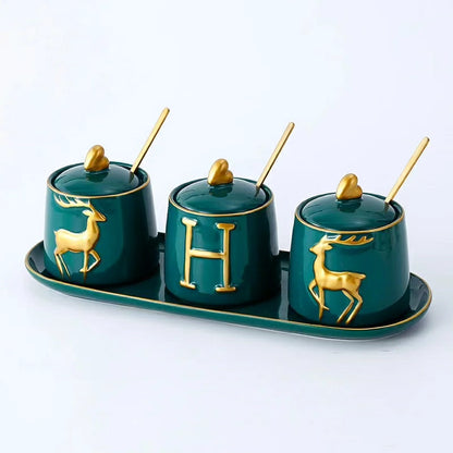 Sugar/Spice Dish Set