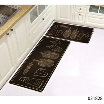 2 in 1 Kitchen rubber mats no slipping