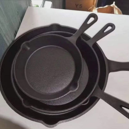 4pcs cast iron skillet