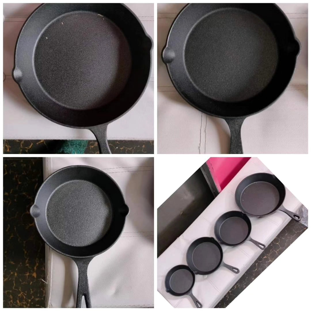 4pcs cast iron skillet