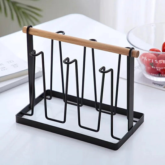 Hanging Glass Holder Rack