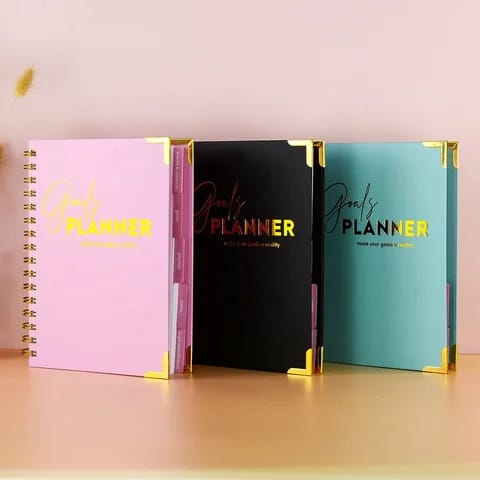 Premium Undated GOALS PLANNER Weekly Organizer and Productivity Notebook