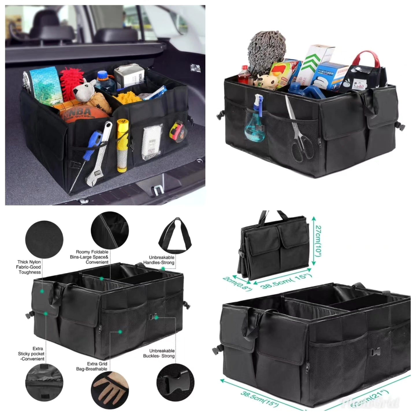 Car boot organizer