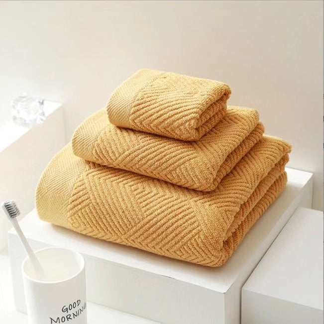 Set of 3 Long staple cotton towels