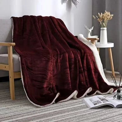 Sherpa fleece blanket