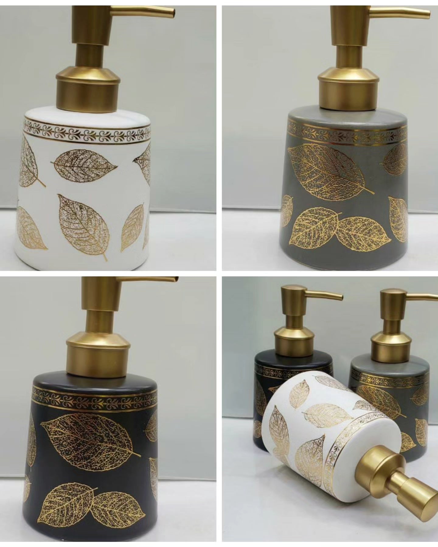 Ceramic soap lotion dispenser