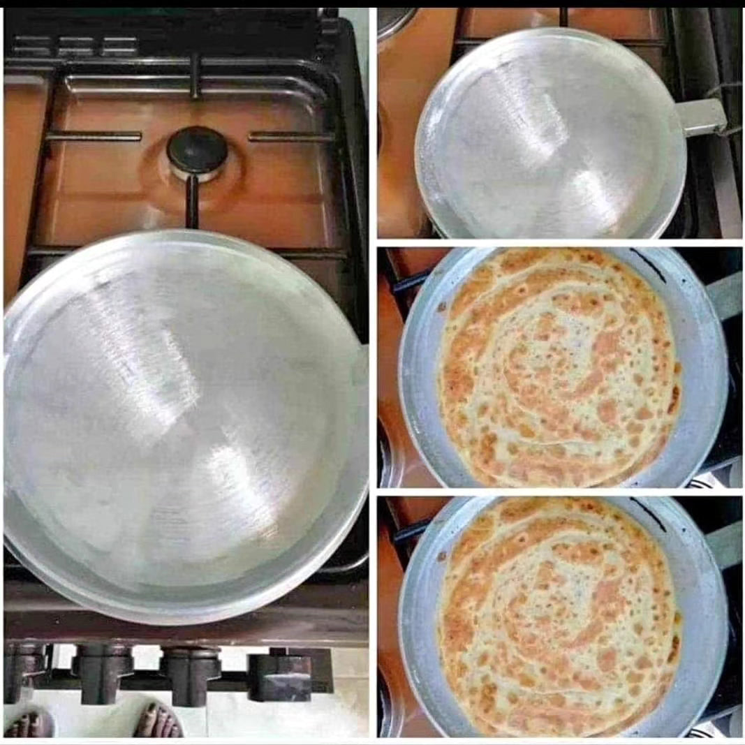 Aluminium heavy chapati pan