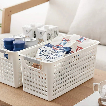 Storage pantry basket / bathroom organizer