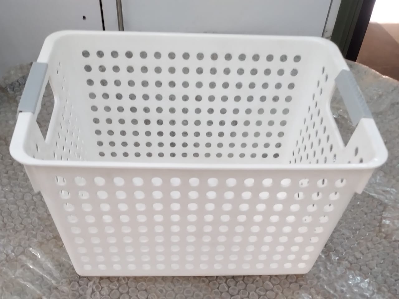 Storage pantry basket / bathroom organizer