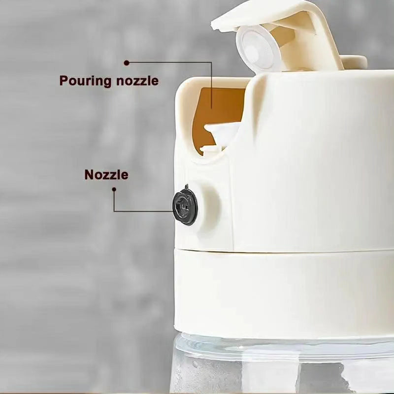 600ml Dual Purpose Kitchen Oil Dispenser with a Jet Oil Sprayer