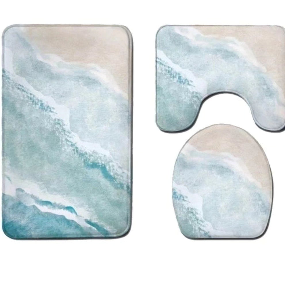 3 in 1 Memory foam bath mat