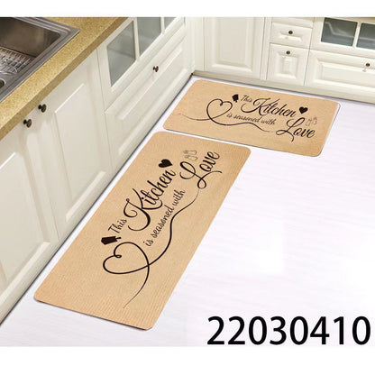 2 in 1 Kitchen rubber mats no slipping