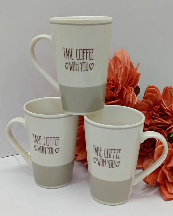 6pcs Classy Ceramic Mugs