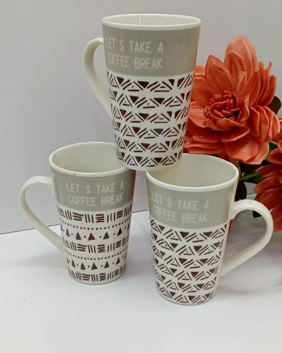 6pcs Classy Ceramic Mugs