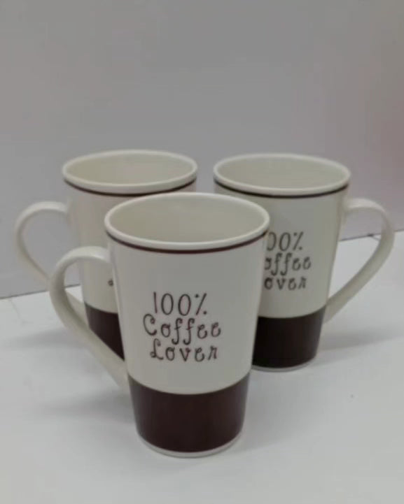 6pcs Classy Ceramic Mugs