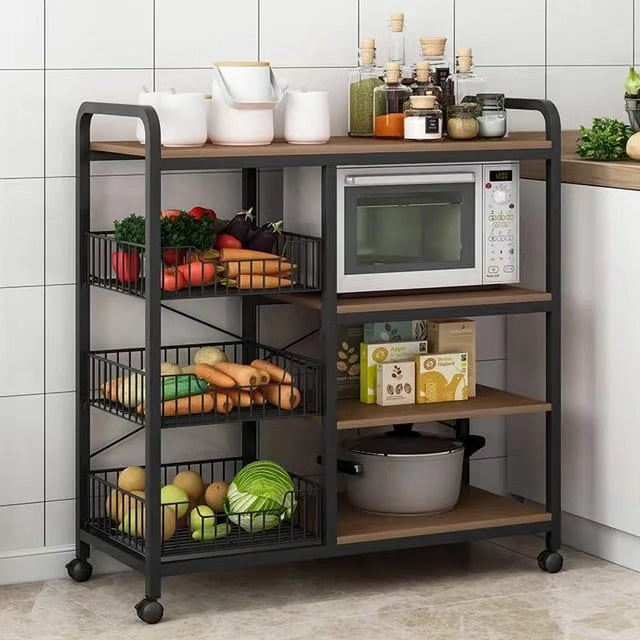 Strong metallic kitchen rack