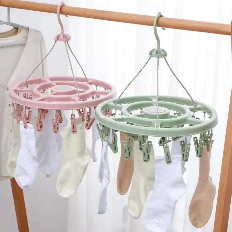 Balcony drying racks with pegs