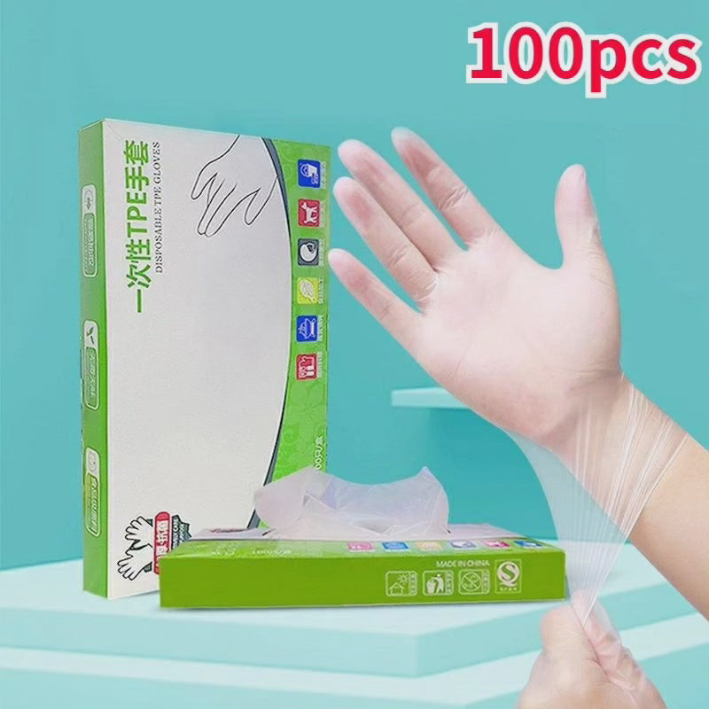 100pcs Disposable Kitchen Gloves