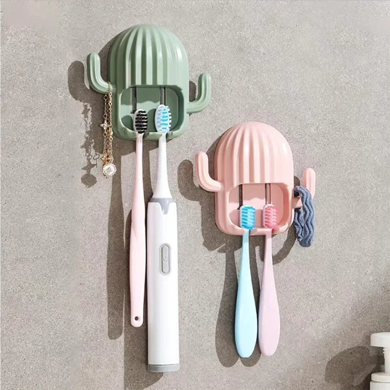 Toothbrush holder bathroom organizer