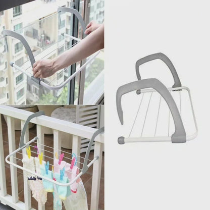 Outdoor drying rack