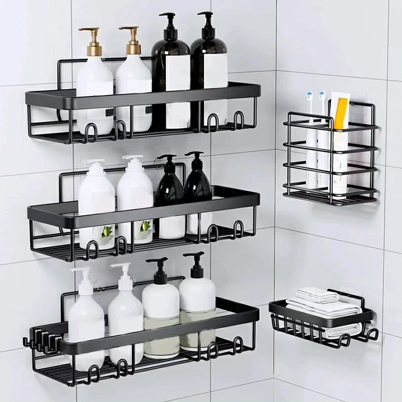 5pcs Set Shower Caddy Shelf