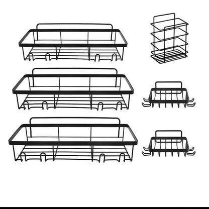 5pcs Set Shower Caddy Shelf