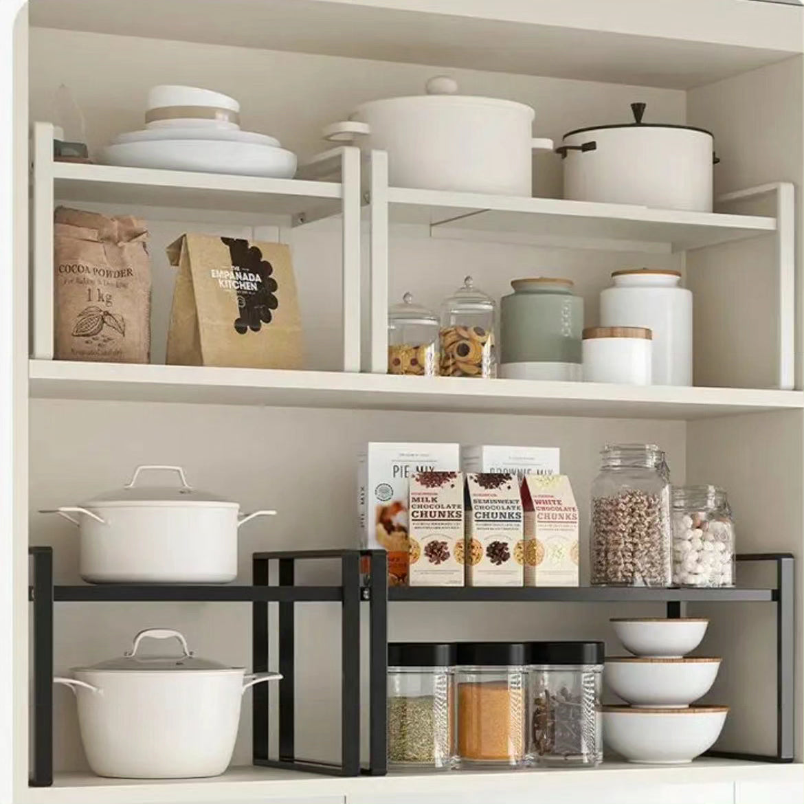 Retractable Cabinet Storage/Spice Rack Organizer