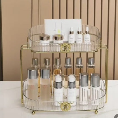 Vanity cosmetic organizer