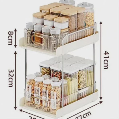 2 Tier multipurpose storage rack