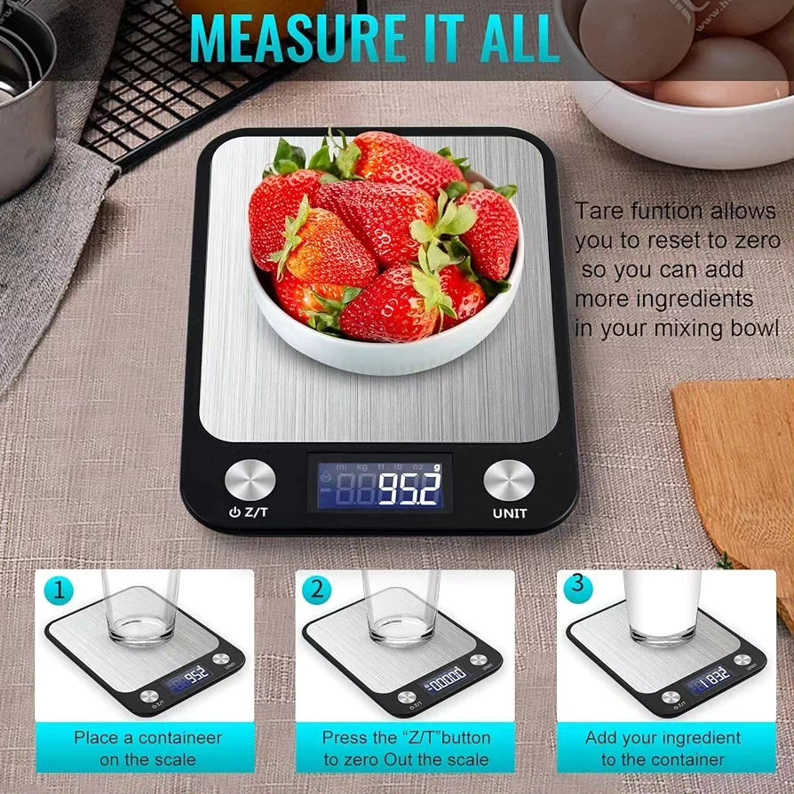 Kitchen weighing scale