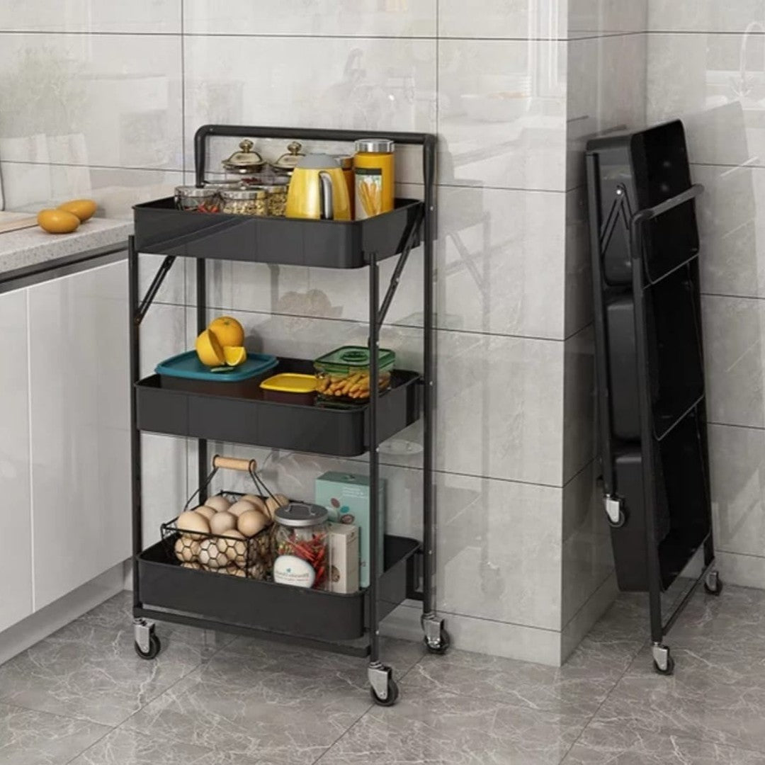 3 Tier trolley kitchen rack