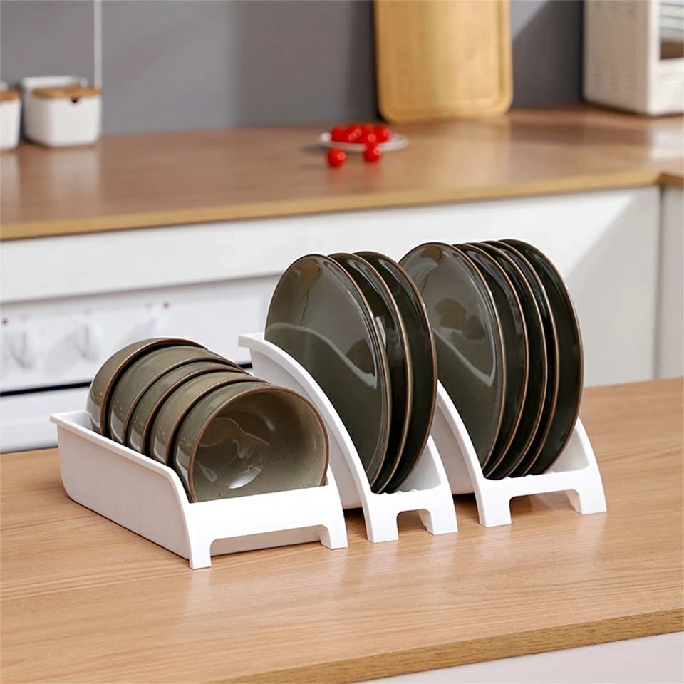 Plastic Plate Organizer Tray