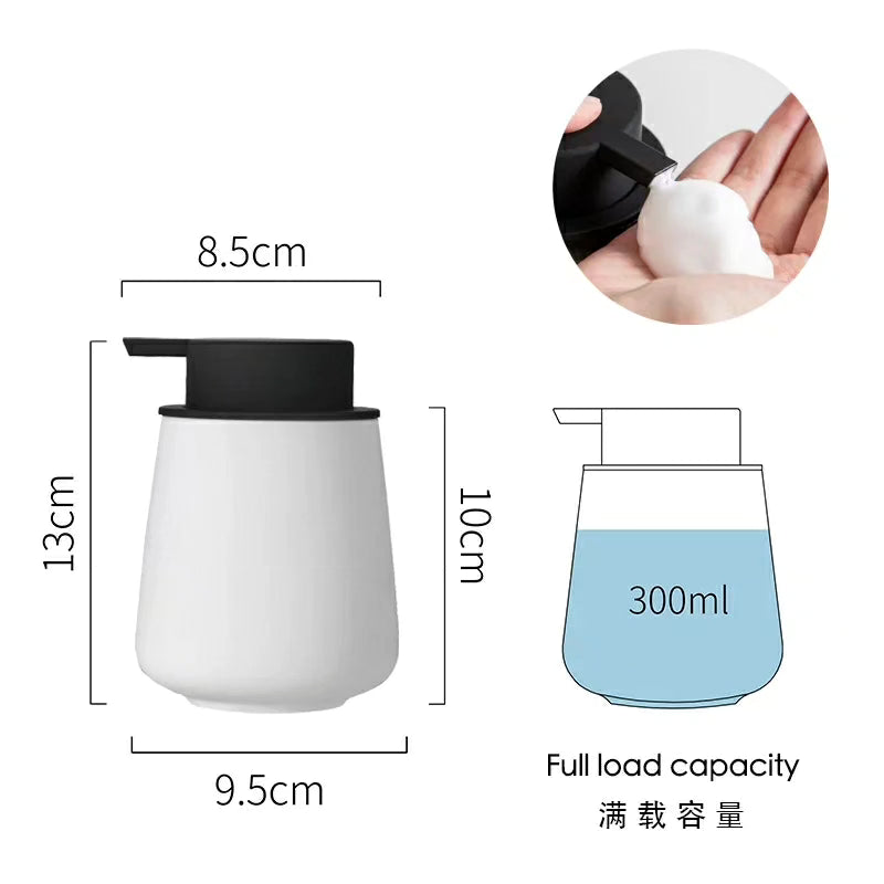 300ml Ceramic Soap Dispenser