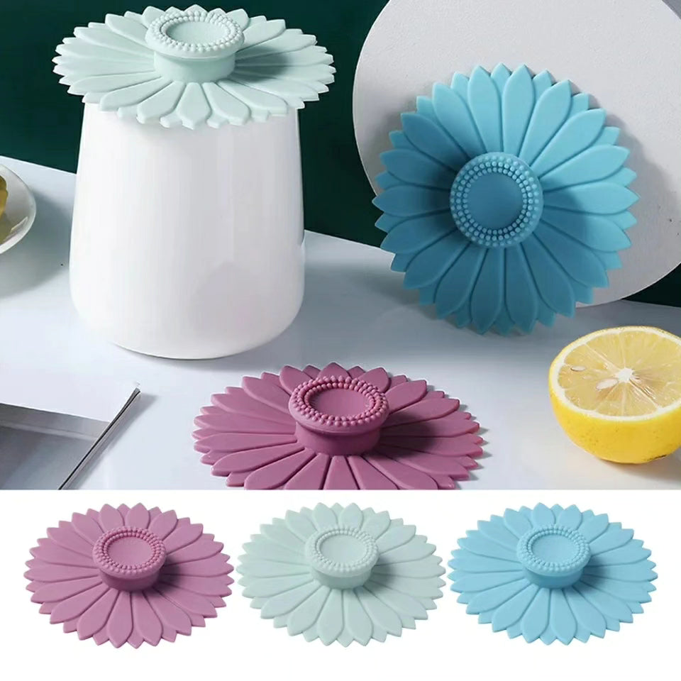 Sunflower Silicone Cup Cover