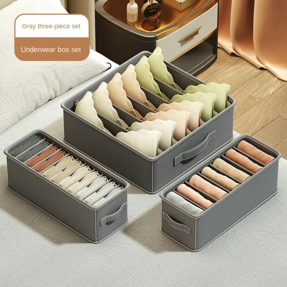 3pc Set Wardrobe Storage Box