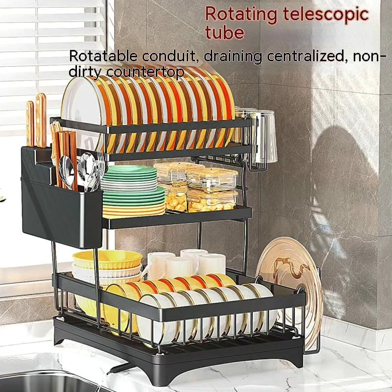 3 Layer Classy Dish Rack